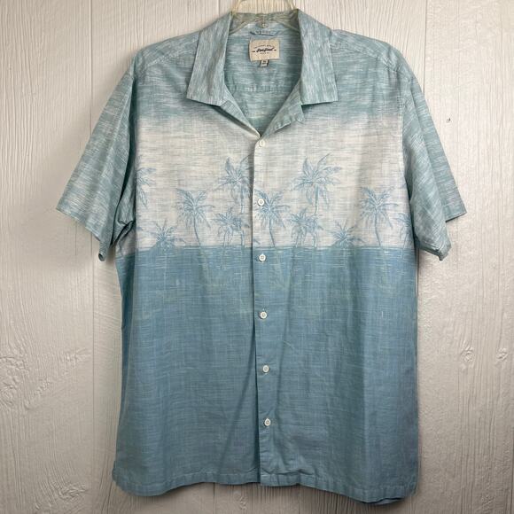 Red head Hawaiian shirt men’s 2XL Tropical Palm tree design short sleeve - Picture 2 of 7